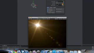 Lightwave 3D  Lens Flare Star Sun  By Lee Andrew With Commentary [upl. by Netsreik]