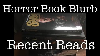 Recent Reads  Horror Book Blurb [upl. by Yrreiht]