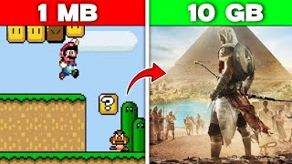 1 Mb vs 10 Gb Games From Play Store [upl. by Medwin]