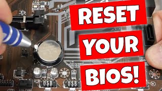 How To Clear CMOS Reset BIOS  The Easy Way [upl. by Matt]