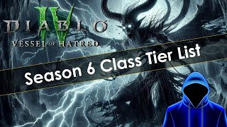 Diablo 4 Vessel of Hatred Class Tier List [upl. by Nosreme]