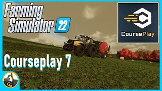 FS22 Courseplay 7 Basics  Mowing and Baling [upl. by Sillig616]