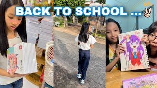 BACK TO SCHOOL Thảo Nguyên lên lớp 5… [upl. by Merrell]