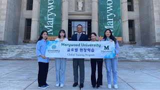 Marywood University 글로벌현장학습 2023 [upl. by Rehotsirhc]