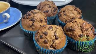 Muffins au chocolat au thermomix مافن بالشكلاط في الترمومكس [upl. by Naasar]