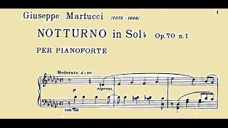 Martucci Notturno in sol bemolle maggiore op 70 no 1  Riccardo Caramella piano [upl. by Sapienza]