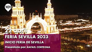 🔴 Feria de Sevilla 2023  Inicio alumbrado  SEVILLA 2023 [upl. by Ennazzus]