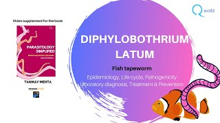 Diphylobothrium latum Fish Tapeworm Parasitology simplified tutorials For NEETPG NEXT USMLE [upl. by Shayla]