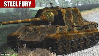 Steel Fury quotSiegburgquot Jagdtiger Hunting Tiger Heavy Tank Destroyer [upl. by Nylassej104]