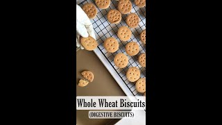 Homemade Digestive Biscuits  Recipe link in the Description👇👇 [upl. by Yadnil]