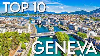 Top 10 Places to visit in GENEVA  Travel Guide [upl. by Suoivatnom20]