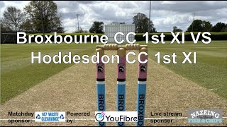 Broxbourne CC 1st XI VS Hoddesdon CC 1st XI 1st June 2024 [upl. by Queston]