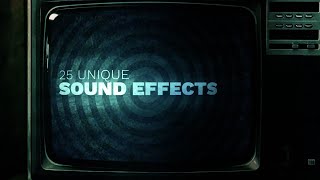 25 FREE Unique Vintage SFX  Free Sounds Effects for Video [upl. by Sirrad]