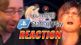 MAX REACTS Final Fantasy XVI State of Play [upl. by Ahsitnauq]