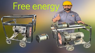 Make a free energy 220v  gasoline generator converting to free energy generator [upl. by Moseley]