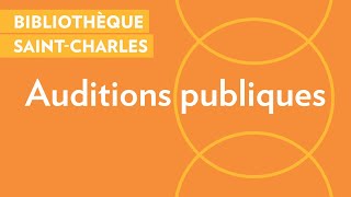 Auditions publiques des finalistes du Concours darchitecture pour la bibliothèque SaintCharles [upl. by Cletis]