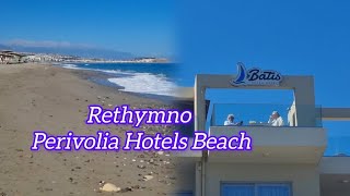 🇬🇷 Ретимно Какие Отели на Первой Линии  Rethymno Perivolia Hotels Beach Batis Atlantis Grecotel [upl. by Kiraa976]