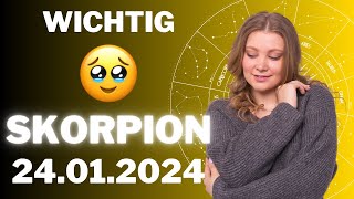 SKORPION ♏️🤫 JEMAND vermisst dich sehr 😨 Horoskop  24Januar 2024 skorpion tarot [upl. by Abe]