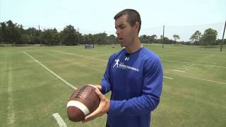 The Drop  How to Punt a Football Series by IMG Academy Football 2 of 5 [upl. by Ubald759]