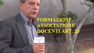 FORMAZIONE ASSOCIAZIONE DOCENTI ART 33 [upl. by Gracia]