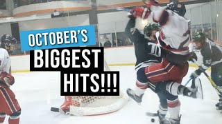 Octobers Biggest Hockey Hits [upl. by Taffy864]