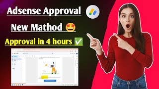 adsense approval in 4 hours ✅  unlimited adsense approval  google adsense [upl. by Rhee]