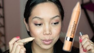 NEW Loreal super blendable concealer crayon First Impression Review  itsjudytime [upl. by Ahsatniuq110]