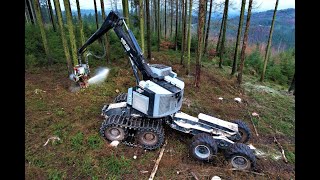 🌲Americanlogger • TimberPro 830B amp Logmax 9000 • HarvesterAction • DroneView • Biggest Machine1🌲 [upl. by Mortensen]