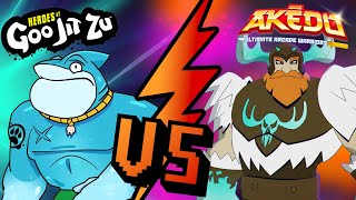 Goo Jit Zu Vs Akedo  Ultimate Fight Compilation  Cartoons For Kids [upl. by Zora447]