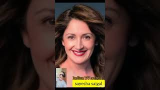 Sayesha saigal old and young Indian TV actress shorts [upl. by Angell]