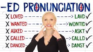 ED pronunciation  t d or id pronounce PERFECTLY every time  Free PDF amp Quiz [upl. by Smaoht]