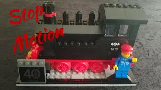 Lego 40 Years Steam Engine Train 40370 Stop Motion Build [upl. by Columbine53]