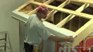 How To Build A Shed  Part 4 Installing Sheet Metal Roof [upl. by Analeh]