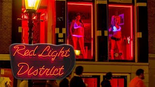 Amsterdam Red Light District Walking Tour  Amsterdam nightlife [upl. by Borlase]