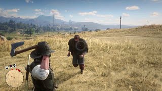 RDR2  Tough shootout with a gang of Skinners [upl. by Sterner83]