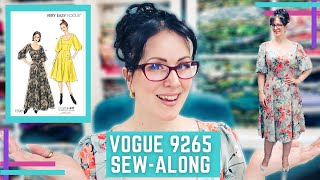 Vogue 9265 SewAlong  How ToHow I  Tips amp Tricks On Handling A Sheer Fabric With A Full Lining [upl. by Eillim168]