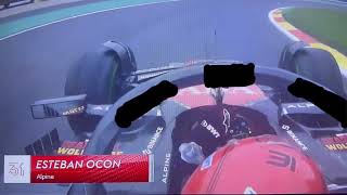 F1 Onboard Esteban Ocon Alpine Q1 SPAFRANCORÇHAMPS GP🇧🇪 2024 [upl. by Aiuqram]