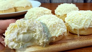 Resepi Roti Viral Ensaymada Inti Cream Cheese  Roti Cheese  Ensaymada  Homemade Ensaymada Recipe [upl. by Naesed]