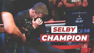 The Emotional Moment Mark Selby Became Champion  2022 BetVictor English Open [upl. by Henarat412]