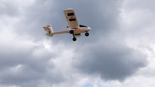 Hobbyzone Aeroscout S 11m RC Airplane  Maiden Flight [upl. by Ocsic]