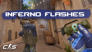 CS2 Inferno  RANK UP with these 5 SELF FLASHES [upl. by Necyrb]