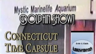 Dolphin Show Mystic Marinelife Aquarium  Connecticut Time Capsule  Pete and Chris Amusements [upl. by Tezzil]