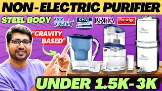 Best Non Electric Water Purifier 2024🔥Best Gravity Based Water Purifier🔥Water Purifier Under 3000 [upl. by Yunfei784]