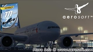 FSX  Aerosoft Official PMDG 777200LRF Video [upl. by Teyut]