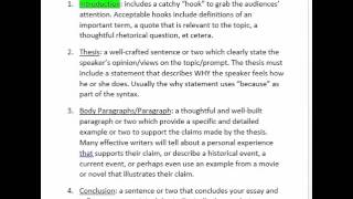 Expository Essay Introduction [upl. by Kcirdahs]