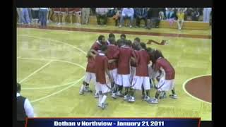 Dothan Vs Northview Basketball Game January 21 2011 [upl. by Cyrill]