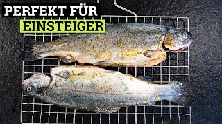 Fisch grillen  Forellen perfekt zubereitenInkl Anleitung [upl. by Pyotr]