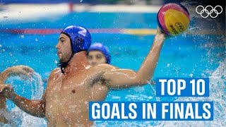 Top 10 Goals in Water Polo Finals  Top Moments [upl. by Osithe]