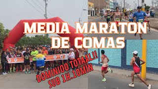 Media MARATON de Comas 21KM  RECORRIDO COMPLETO [upl. by Nawyt]