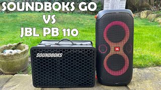 SOUNDBOKS GO VS JBL Partybox 110  Battle of the Best [upl. by Annairol]